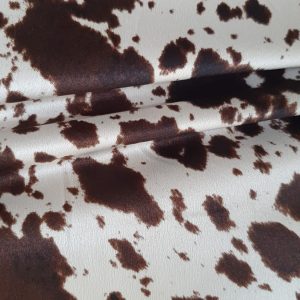Satin Madonna animal print maro și alb – ideal pentru ținute de vară - imagine 5