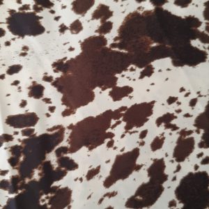 Satin Madonna animal print maro și alb – ideal pentru ținute de vară - imagine 2