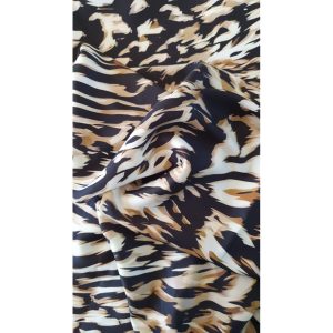 Satin Armani imprimeu abstract - imagine 1